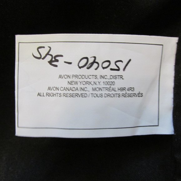 AVON PURSE BLACK BAG METAL EYELETS PUNK HOBO DRAWSTRING LARGE SHOULDER - Picture 9 of 12